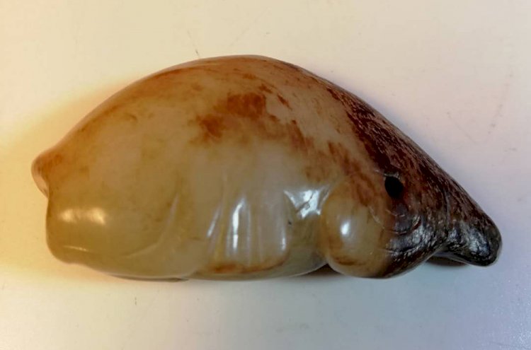 A025 紅山文化玉魚