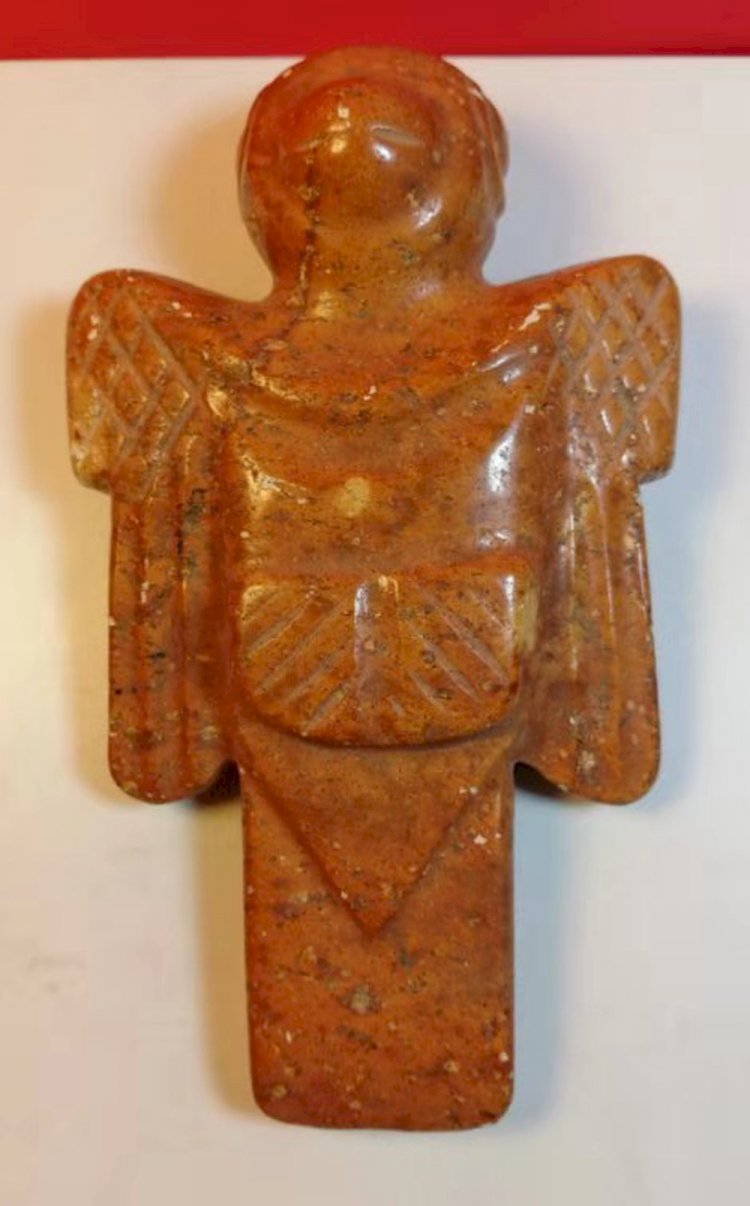 A039 紅山文化 人鷹合體玉雕