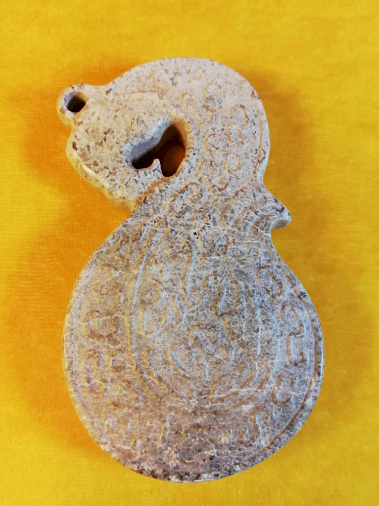 E34.  戰國 玉鳳珮