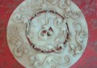 G002 Nine carved dragons White Jade Disc, Bi