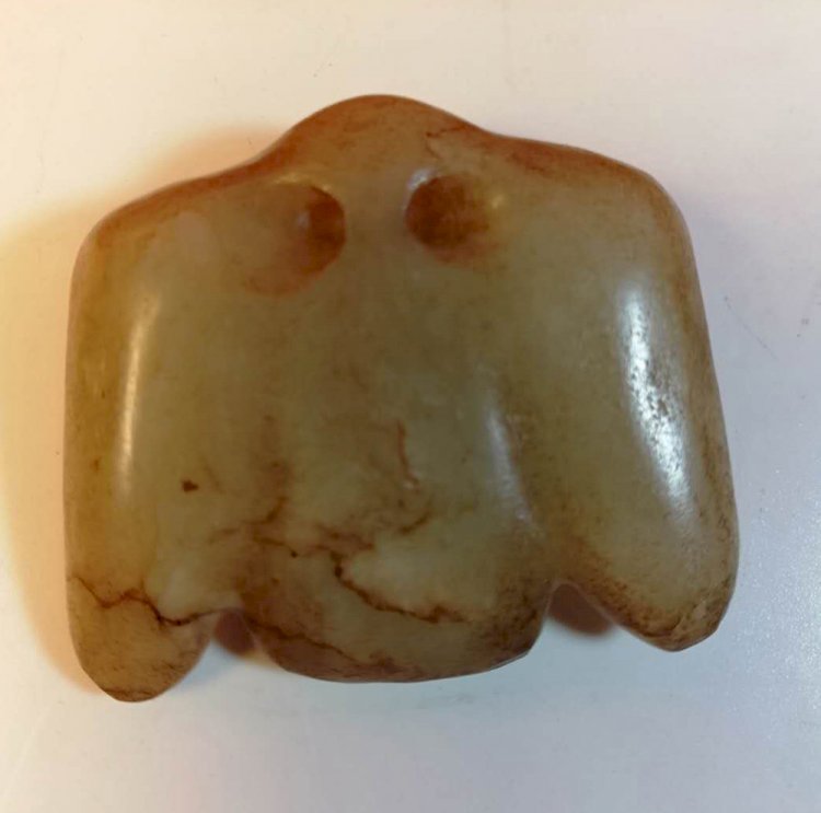 A023 Archaic Jade Owl (Hongshan Culture)