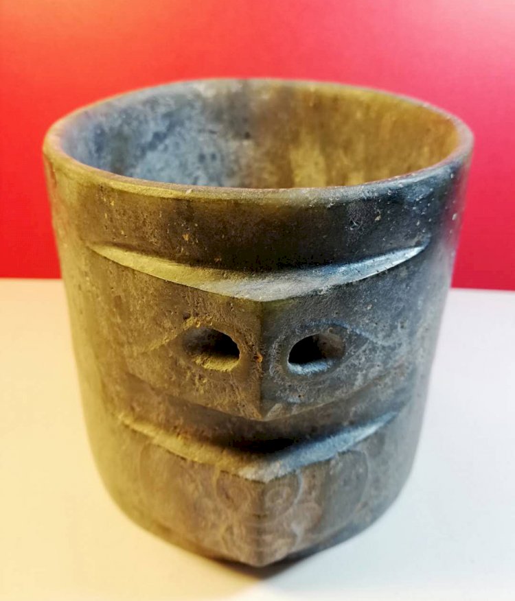 A032 Liangzhu Culture Bracelet Saped Jade Cong